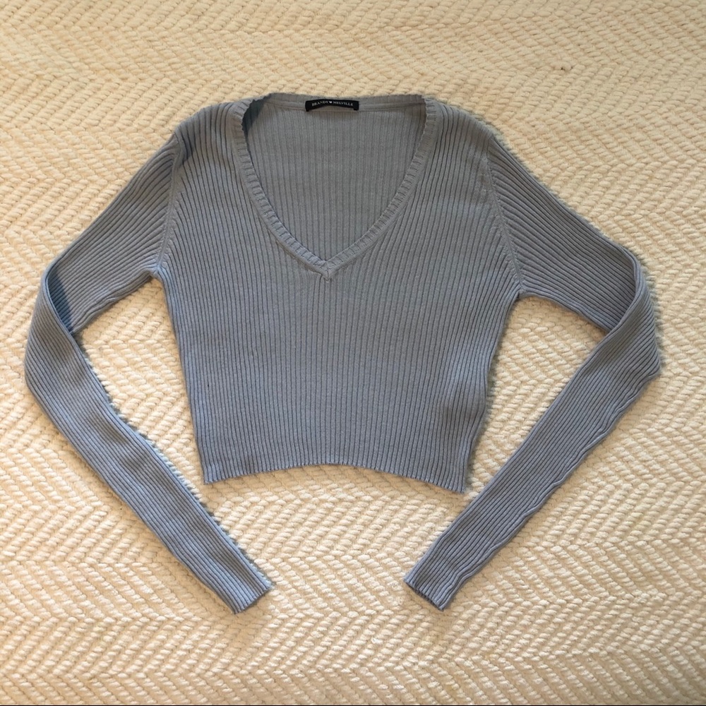 Brandy Melville Baby Blue Milena Sweater